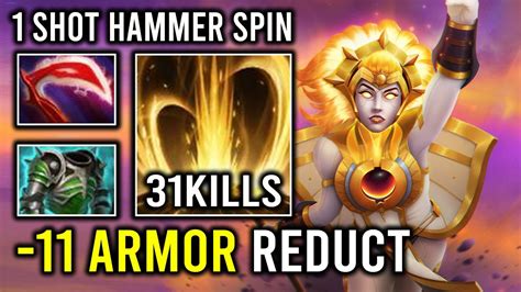 WTF 11 Armor Reduction Instant 1 Shot Hammer Spin To Win Solo Mid