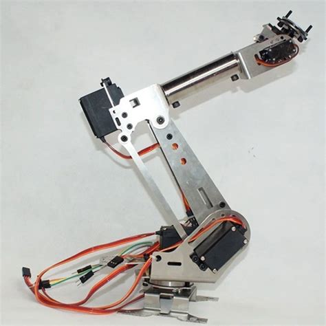 New Arrival Diy Dof Aluminum Robot Arm Axis Rotating Mechanical