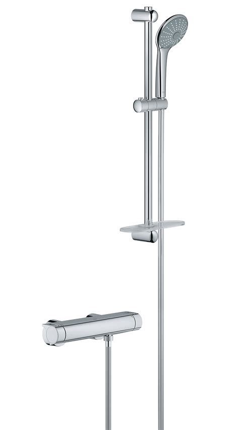 Grohe Grohtherm 2000 New Exposed Chrome Thermostatic Shower Set