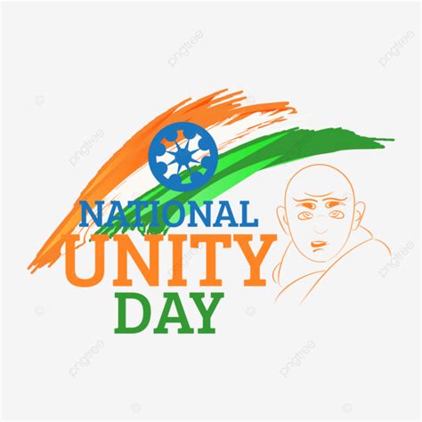 National Unity Day Of India Creative Banner With Indian Flag And Sardar