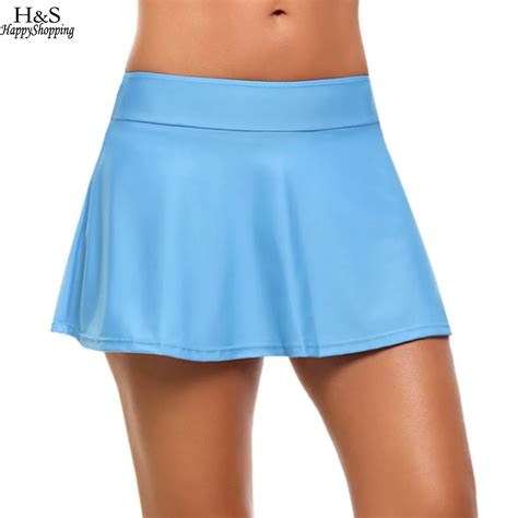 Brand New One Piece Skirted Bikini Swimwear Skirt Sexy Women Mid Waist