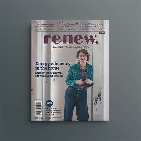 Renew 170 Out Now Energy Efficiency For Renters Solar And Wind Power