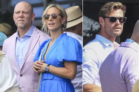 Zara Tindall Packs On Pda With Husband Mike As They Attend Races In Australia Mirror Online