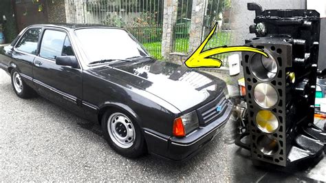 Início da montagem do motor do Chevette Turbo YouTube