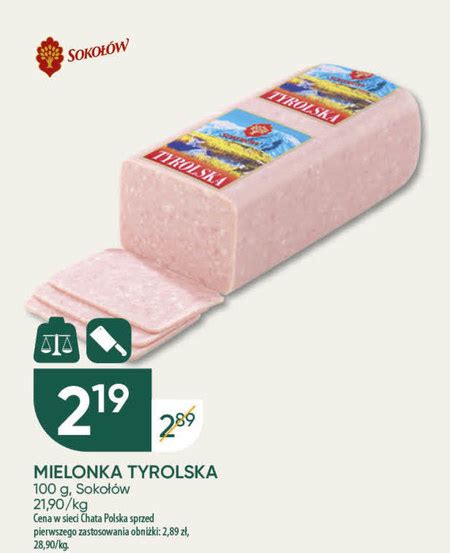 Mielonka Sokołów 24 TANIEJ promocja Chata Polska Ding pl