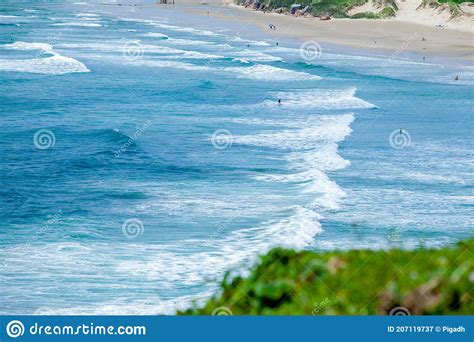 Santa Catarina Beach South Brazil Stock Image Image Of Located