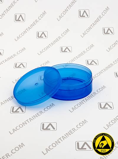 Nucons® 260900 Bas Blue Static Dissipative Esd Plastic Container