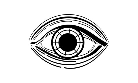 Premium Vector Vector Illustration Of Human Eye In Engraved Style