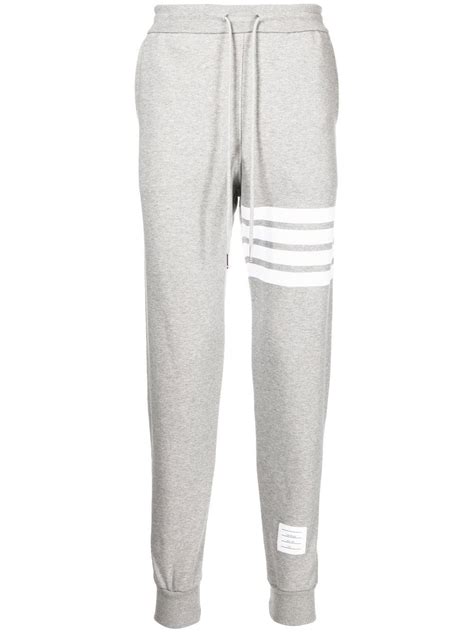 Thom Browne Bar Stripe Track Pants Farfetch