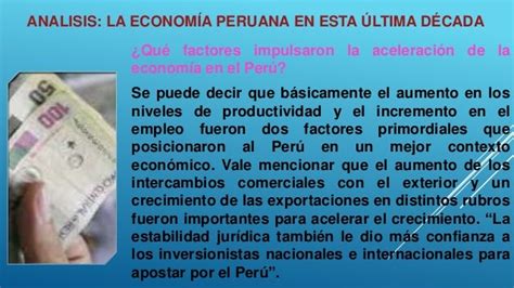 Analisis De La Economia Peruana En La Ultima Decada