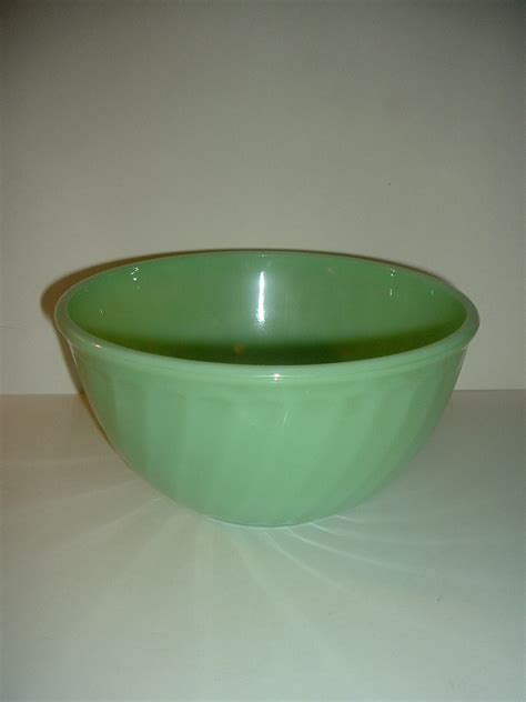 Jadeite Glass Fire King Kitchen Mixing Bowl