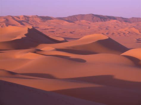 Landscape Sand Desert Dune Sahara Habitat Natural Environment