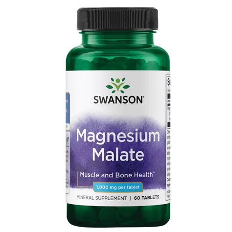 Swanson Magnesium Malate Mg Tablets Walmart