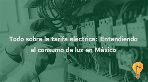 Cómo se calcula el consumo de la luz en México