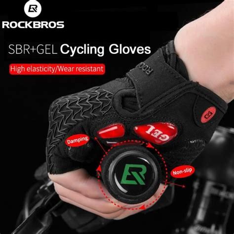 Gants De V Lo Demi Doigt Courts Pour Hommes Et Femmes Rockbros S