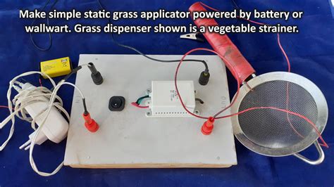 Negative Ion Generator For Diy Static Grass Applicators Flock Boxes Model Scenery Center