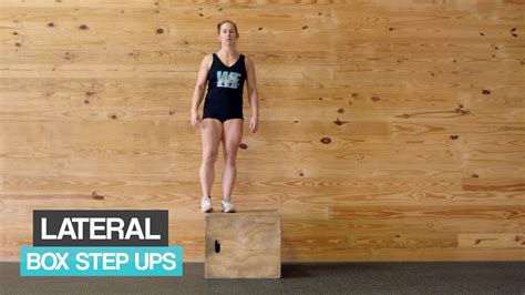 Lateral Box Step Ups Youtube