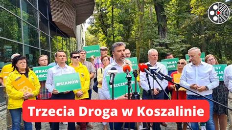 Konferencja Prasowa Trzeciej Drogi W Koszalinie Youtube