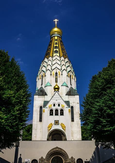 Russisch Orthodoxe Kirche In Leipzig Stockfoto Bild Von Grenzstein