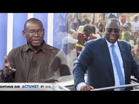 Grosses Revelations De S Saliou Gueye Sur La Tourn E Economique De