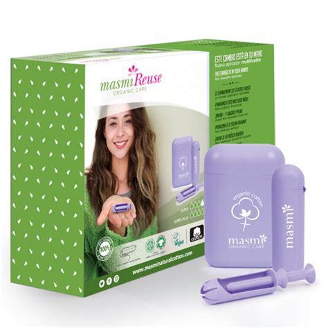 Aplicador reutilizable para tampones súper y súper plus Masmi natural