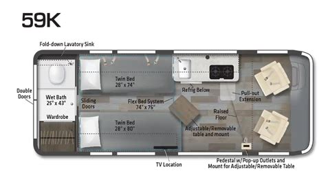 Winnebago Travato Floorplans And Specifications