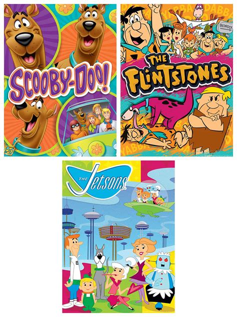 3 Pack Hanna Barbera 500 Piece Puzzles 500 Pieces Masterpieces