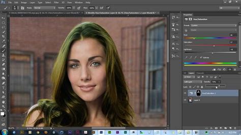 How To Change Hair Color In Photoshop Cs6 Photoshop Tutorial