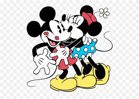 Mickey And Minnie Mouse Kissing Clipart Minnie Png Flyclipart