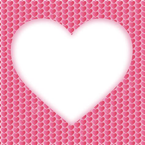 Valentine S Day Pink Heart Shape Frame On Transparent Background Pink