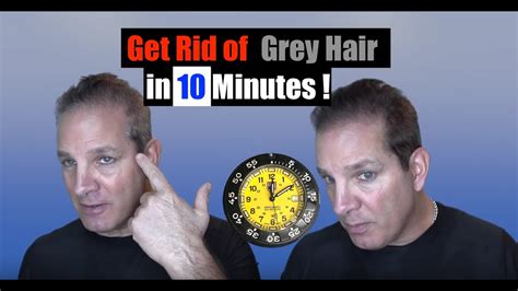 Just For Men Get Rid Of Gray Hair In 10 Minutes Color Dye Your Hair Youtube