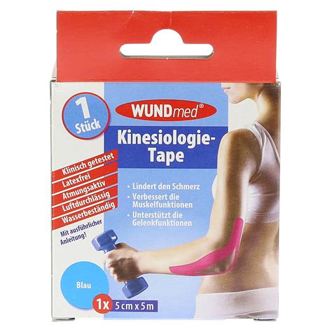 Kinesiologie Tape 5 Cmx5 M Blau 1 Stück Kaufen Medpex