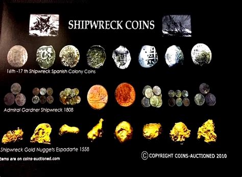 TEN SHIPWRECK COIN POSTERS