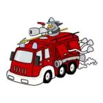 Ambulance And Fire Truck Line Art Vector Image Public Domain Vectors