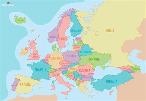 Los países de Europa y sus capitales explicados para los niños Etapa