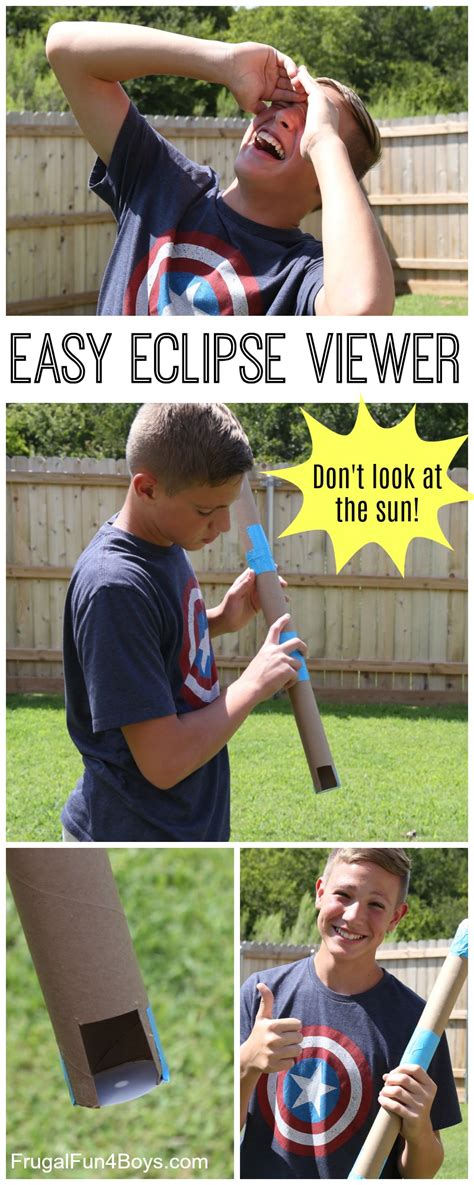 Make An Easy And Safe Pinhole Eclipse Viewer Frugal Fun For Boys And Girls