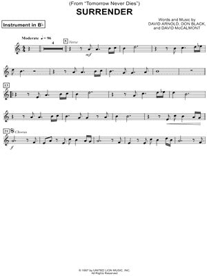 "Surrender" Sheet Music - 8 Arrangements Available Instantly - Musicnotes