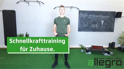 Schnellkraft Workout für Zuhause Schnellkraft Übungen Athletik