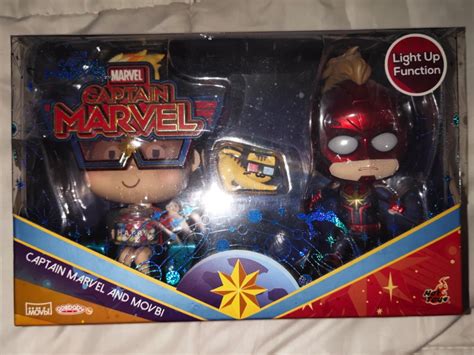 Hot Toys Captain Marvel Movbi Cosbaby Vinyl Figures Hobbies Toys