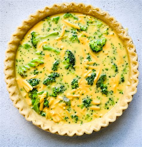 Easy Broccoli Cheddar Quiche Kays Clean Eats