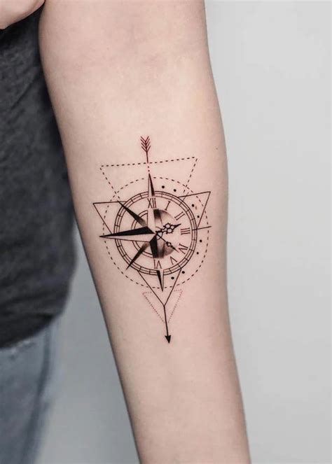 52 Beautiful Compass Tattoos With Meaning