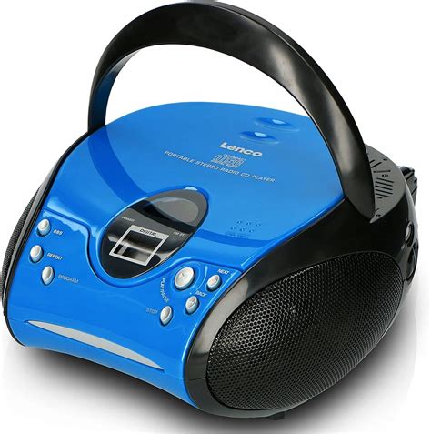 Radioodtwarzacz Lenco Scd Cd Fm Blue Boombox