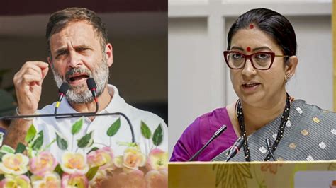 Rahul Gandhi Vs Smriti Irani Again In Amethi Lok Sabha Elections 2024