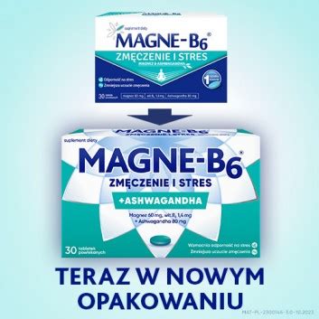 Magne B6 Zmęczenie i stres Magnez z ashwagandhą 30 tabletek