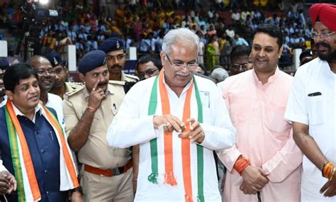 Chhattisgarh Cm Bhupesh Baghel Inaugurates Chhattisgarh Olympic