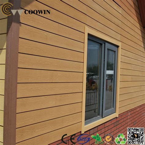 Exterior Wpc Wood Grain Vinyl Siding - Buy Wood Grain Siding,Decorative Vinyl Siding,Wood ...