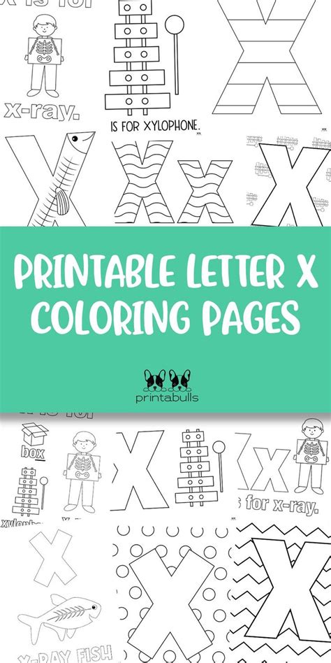 Letter X Coloring Pages 15 Free Pages Printabulls Coloring Pages