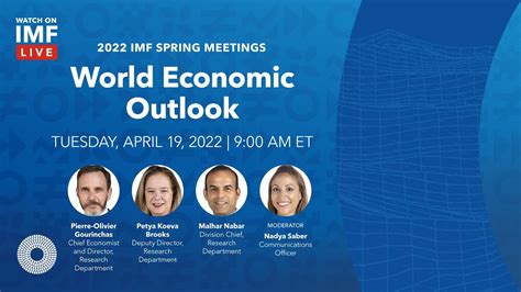 Press Briefing World Economic Outlook April 2022 YouTube