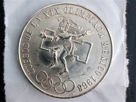 Moneda Conmemorativa Juegos Olímpicos De México 25 Pesos Meses sin