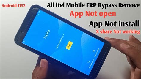 All Itel Mobile Frp Bypass Remove App Not Working X Share Not